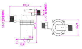 ZL50-10汽車(chē)水泵平面圖.png